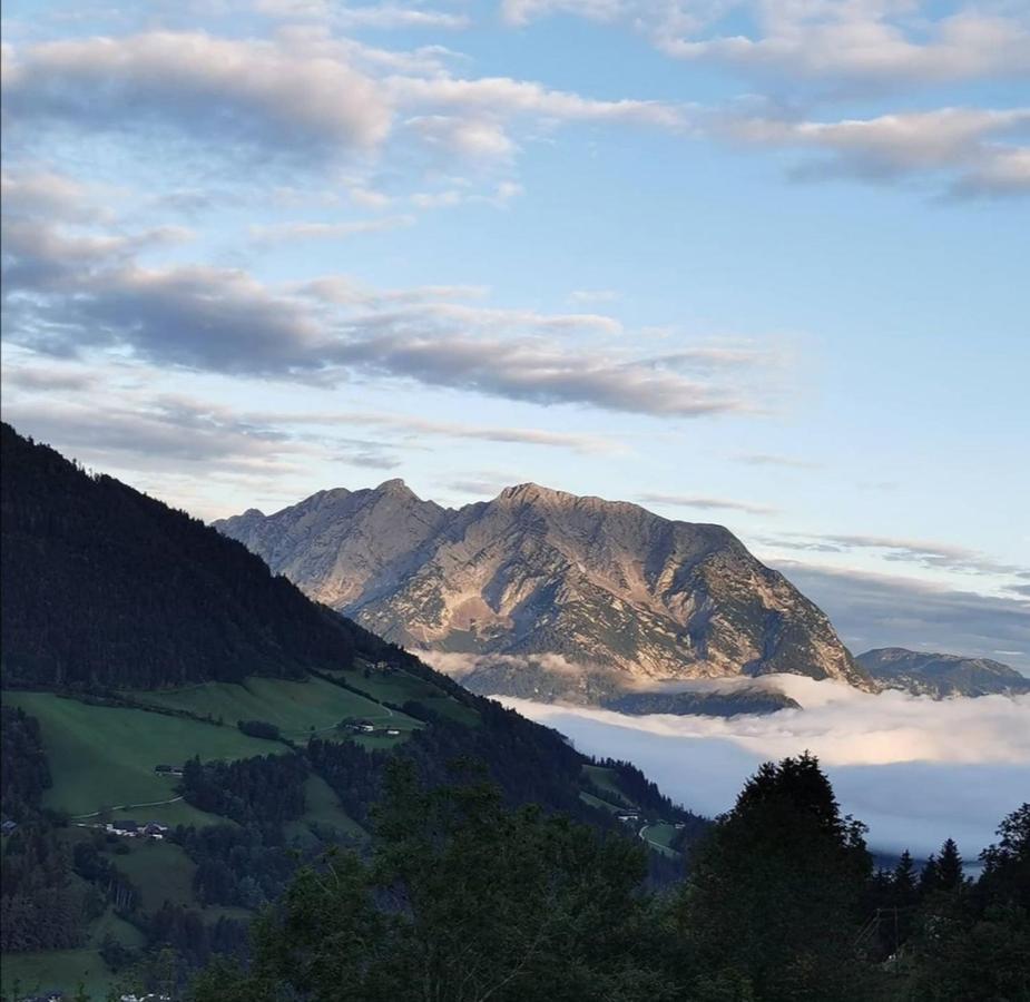 Bergblick Hollnhof Apartment Donnersbach Bagian luar foto