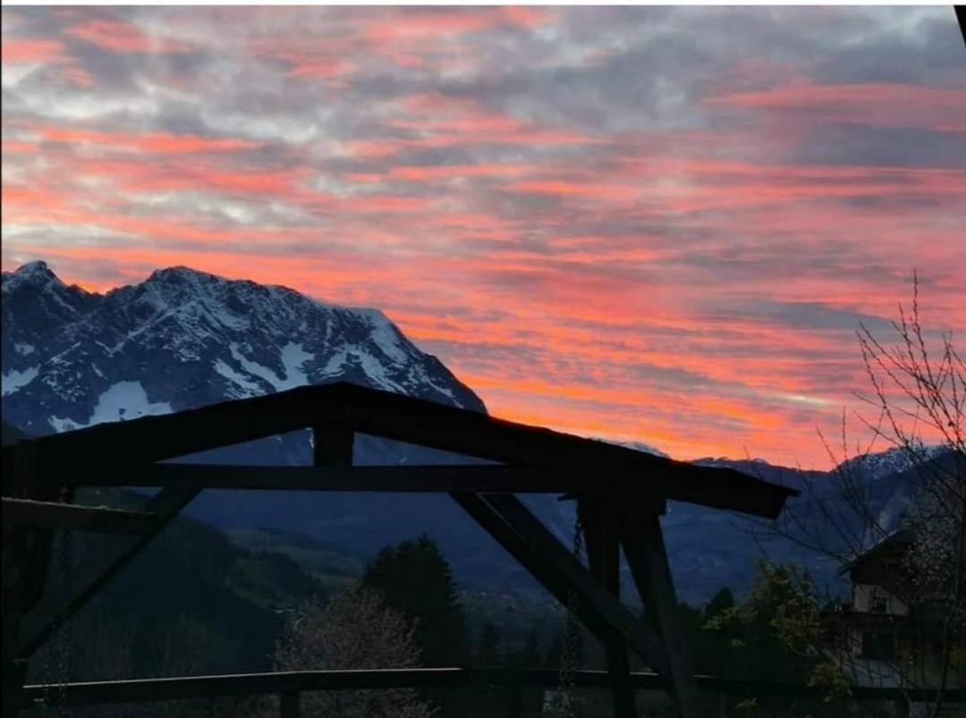 Bergblick Hollnhof Apartment Donnersbach Bagian luar foto