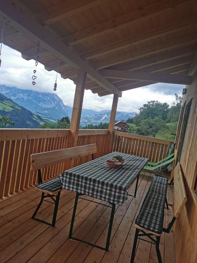 Bergblick Hollnhof Apartment Donnersbach Bagian luar foto